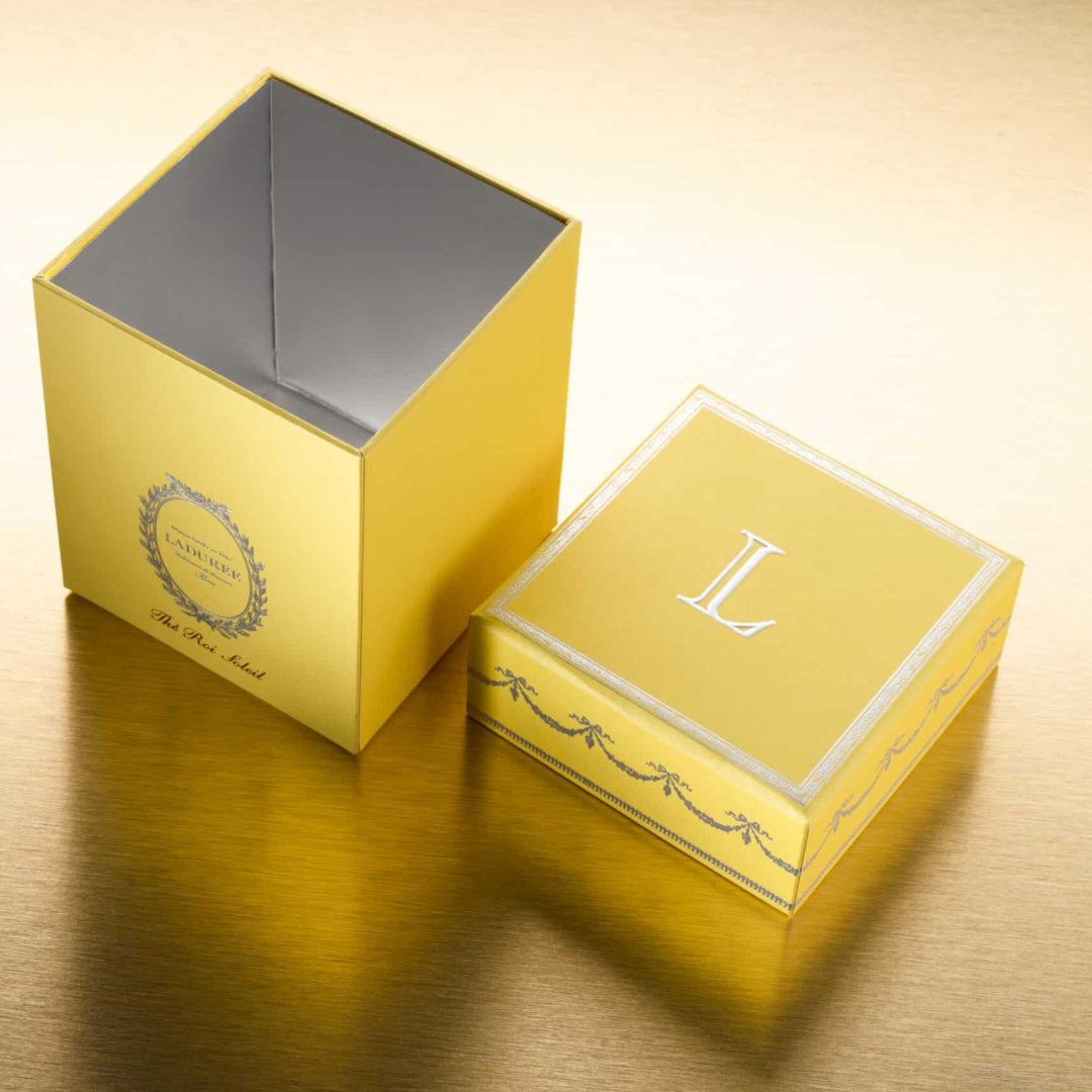 coffret packaging confiserie luxe sur-mesure Ladurée | vue principale